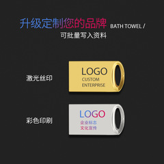 Car-mounted metal USB flash drive, 32GB mini USB 3.0, high-speed music storage&mdash;Customizable car USB 2.0, 64GB