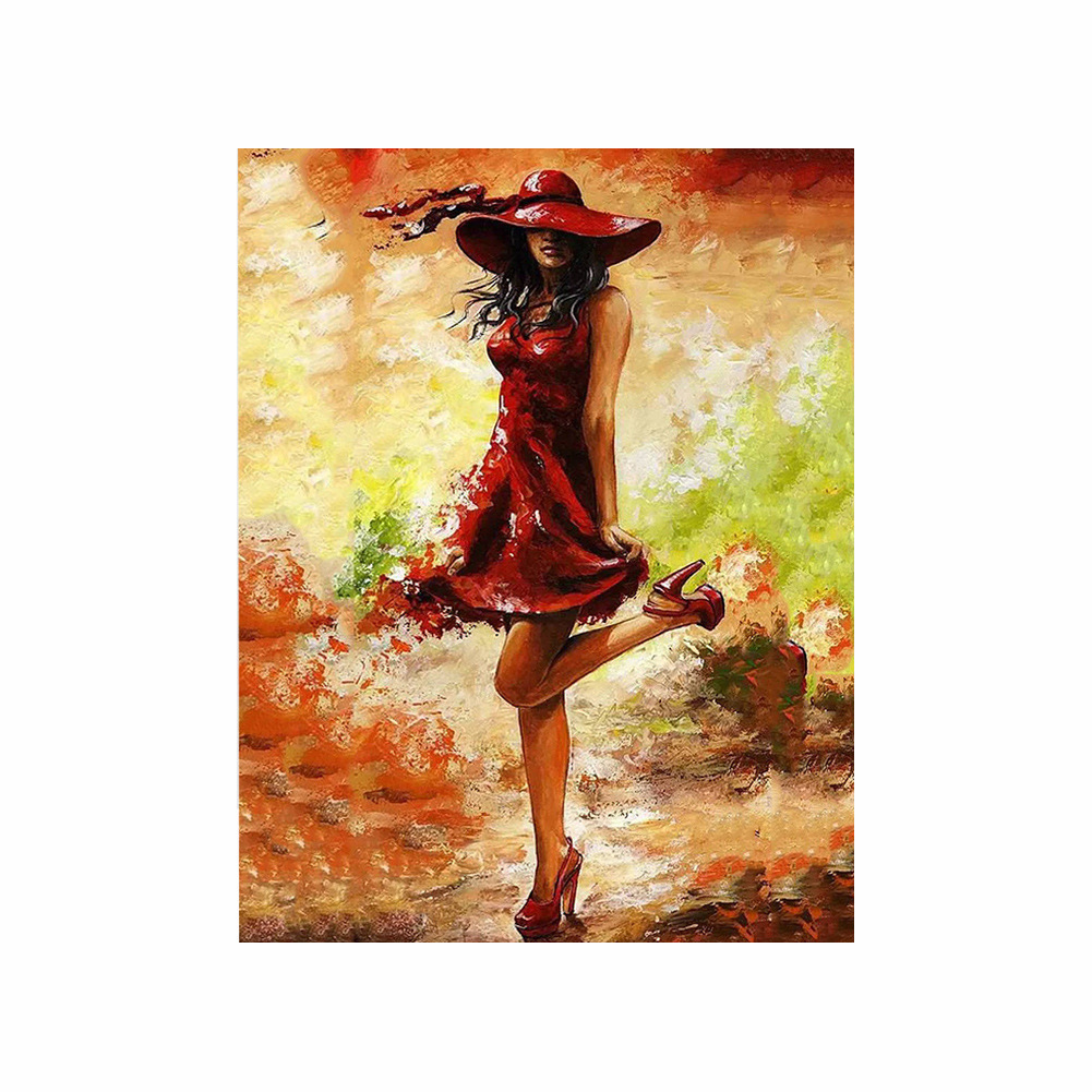 Noche ciudad DIY pintura al óleo digital fábrica al por mayor sin marco combinación apretado marco interior estilo más de 1 unidades entrega