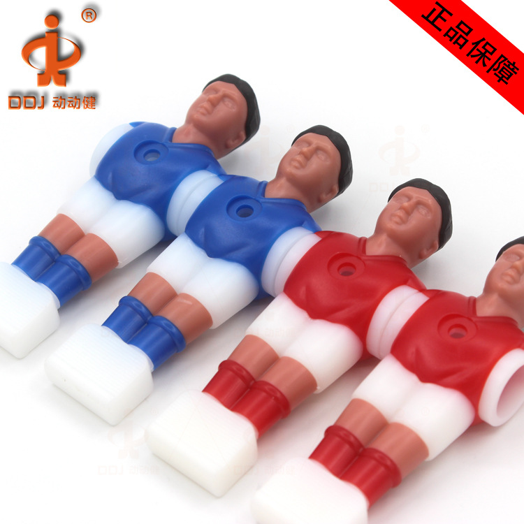 5529人形公仔包胶 红色-蓝衣1