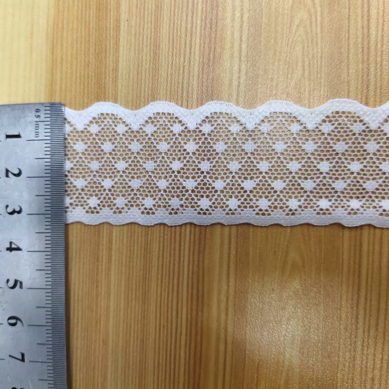 2021款锦氨弹力蕾丝小花边厂家新品服装辅料批发