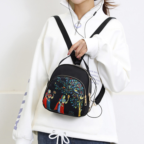 Oxford cloth women's bag new  fashion crossbody multi-purpose mini small bag shoulder handbag waterproof nylon cloth