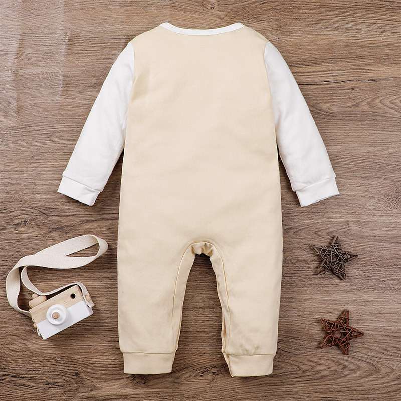 Baby Cute Long-sleeved One-piece Cartoon Romper display picture 4