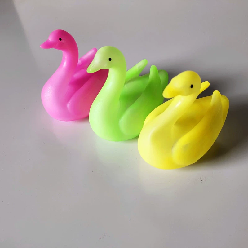 Светящийся ночной свет с цветной сменой, LED-батарейка, assorted милые фигуры, 6–8 см, AG10 x3