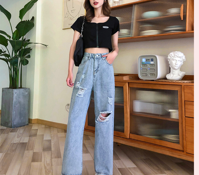 Pantalon léger femme en cow-boy - Ref 3430151 Image 16