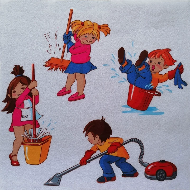 Индивидуальная фетровая сублимационная печать иллюстрация Детский праздник иллюстрация Украшение стен Прихожая фоновая живопись