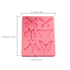 Fondant with butterfly, acrylic silicone mold