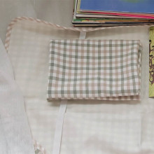 儿童竹纤维冰丝枕巾夏季婴儿宝宝成人乳胶枕巾盖巾防移脱落枕头巾