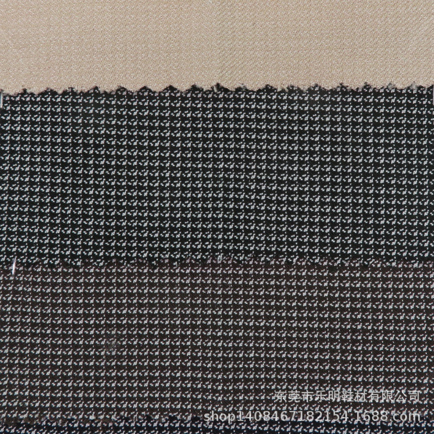 GB0031色织TR千鸟格子呢料适用鞋子帽子服装精纺西装呢料