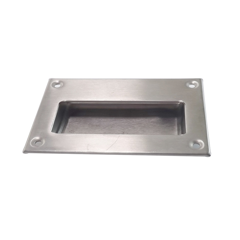 128 * 83mm acero inoxidable 304 mango de gabinete cajón armario puerta corredera oculta perno de mano mano empotrada mango de puerta