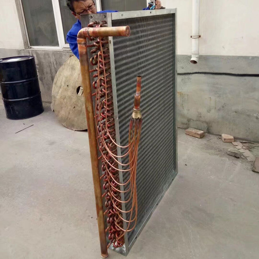 中央空调用风冷翅片式冷凝器制冷冷凝器管式冷凝器厂家售出