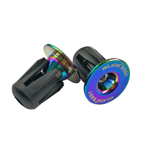 mi.xim Mountain Bike Road Folding Handlebar Cover Aluminum Alloy Expansion Handlebar Plug-Seven Colors