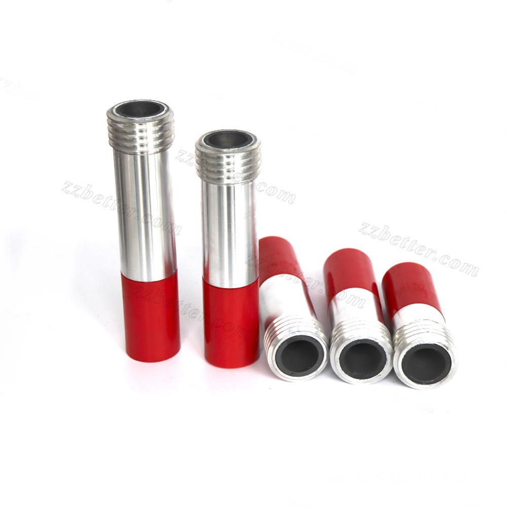 于清理工作强度大  单进风碳化硼喷嘴 碳化硼喷砂枪