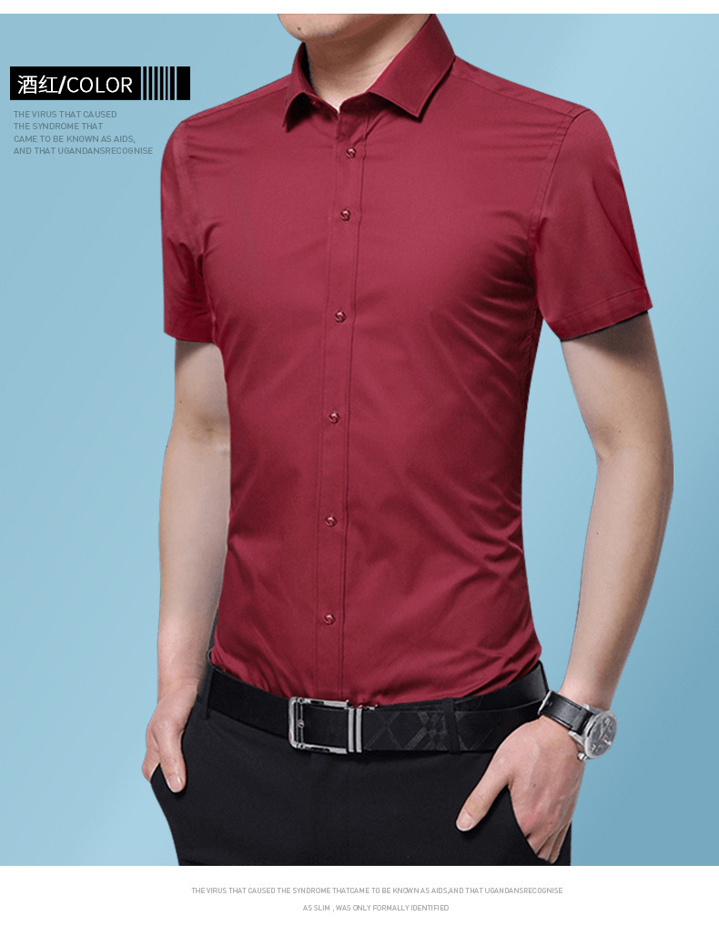 Chemise homme en coton - Ref 3443152 Image 30