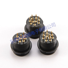 赣旭现货供应8P芯塑料航空防水连接器 工业公母对航空对接插头