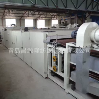 青岛设备制造商 CYL 无纺设备/仿丝棉生产线燃气烘房/烘箱