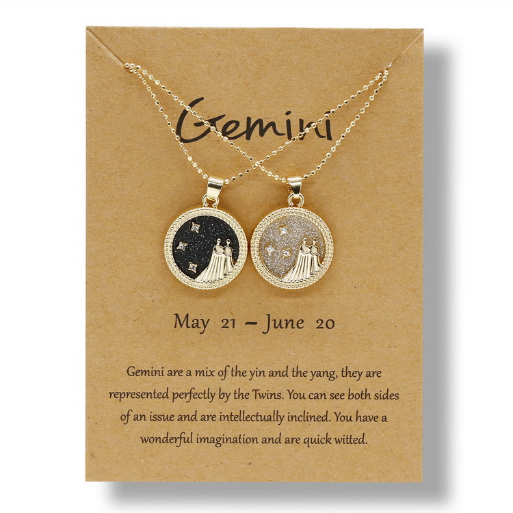 Fashion Constellation Alloy Plating Womenu0027S Pendant Necklace 1 Piece