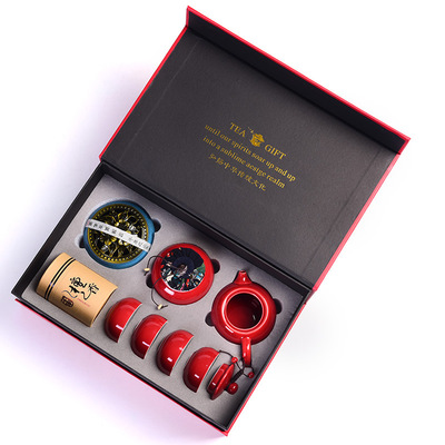 香道茶具套装 一壶四杯快客杯陶瓷茶具批发礼品商务LOGO 功夫茶具