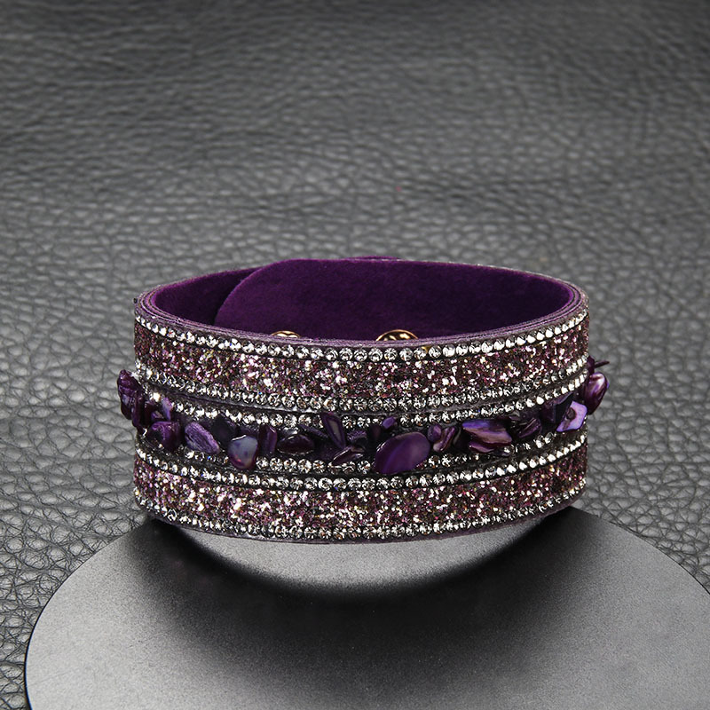 Fashion Irregular Colorful Crystal Gravel Bracelet display picture 9