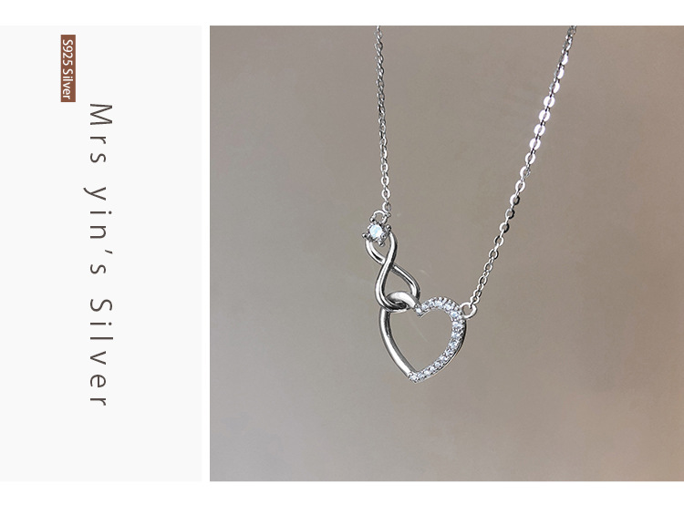 Korean heart necklace design