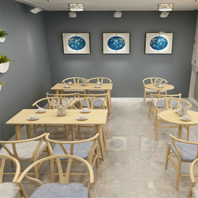 Dessert milk tea shop leisure table and chair combination Nordic coffee shop tea restaurant table and chair with armrest commercial negotiation table
