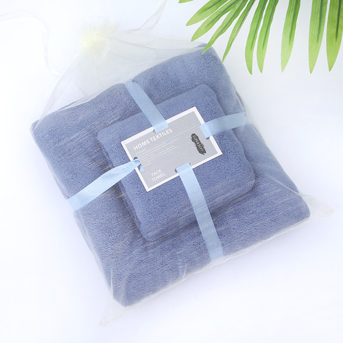 Coral velvet towel, bath towel, mother-in-law towel gift thickened wholesale return gift adult LOGO coral velvet absorbent