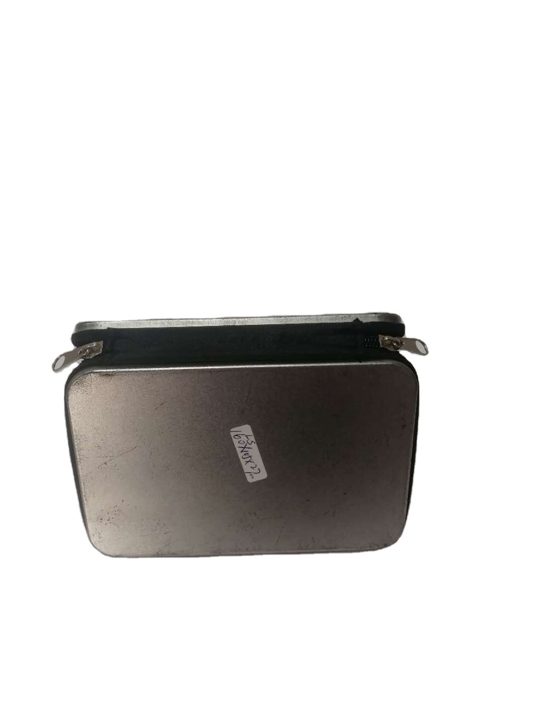 Caja de Hojalata con Tapa para Brochas de Maquillaje con Impresión UV para Almacenamiento
