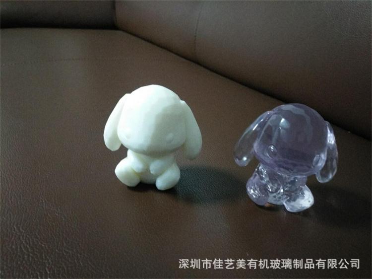 工厂注塑批发亚克力公仔 一体成型化妆品盒 亚克力虫草礼品包装盒