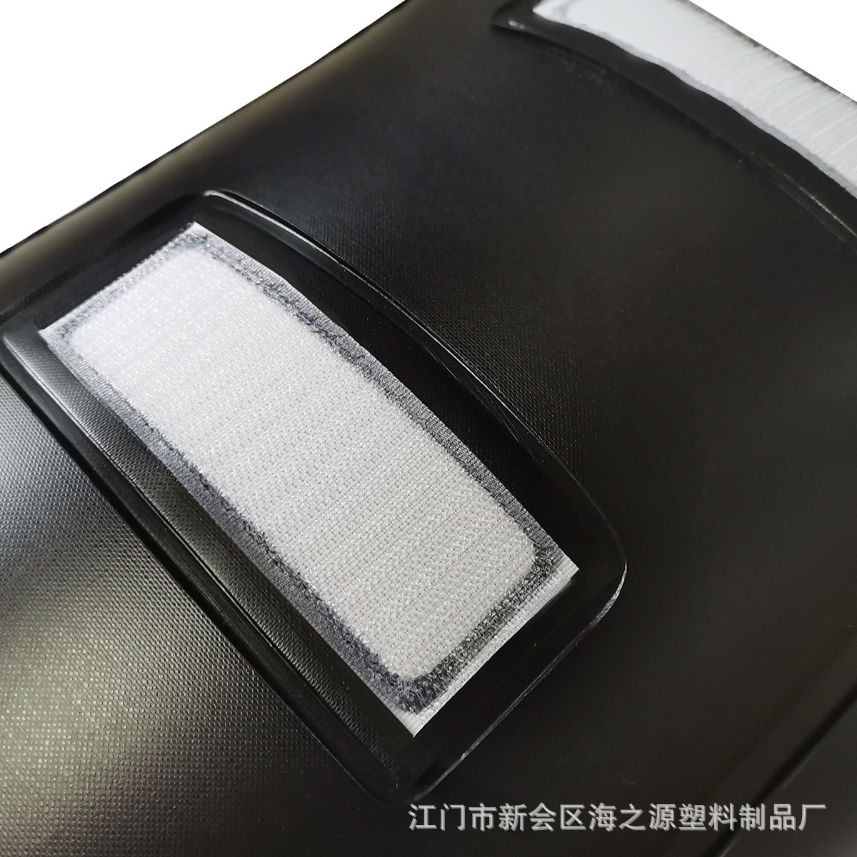 Cross-border pvc flocking inflatable foot mat travel Car aircraft double-layer Velcro adjustable footrest foot mat foot pedal