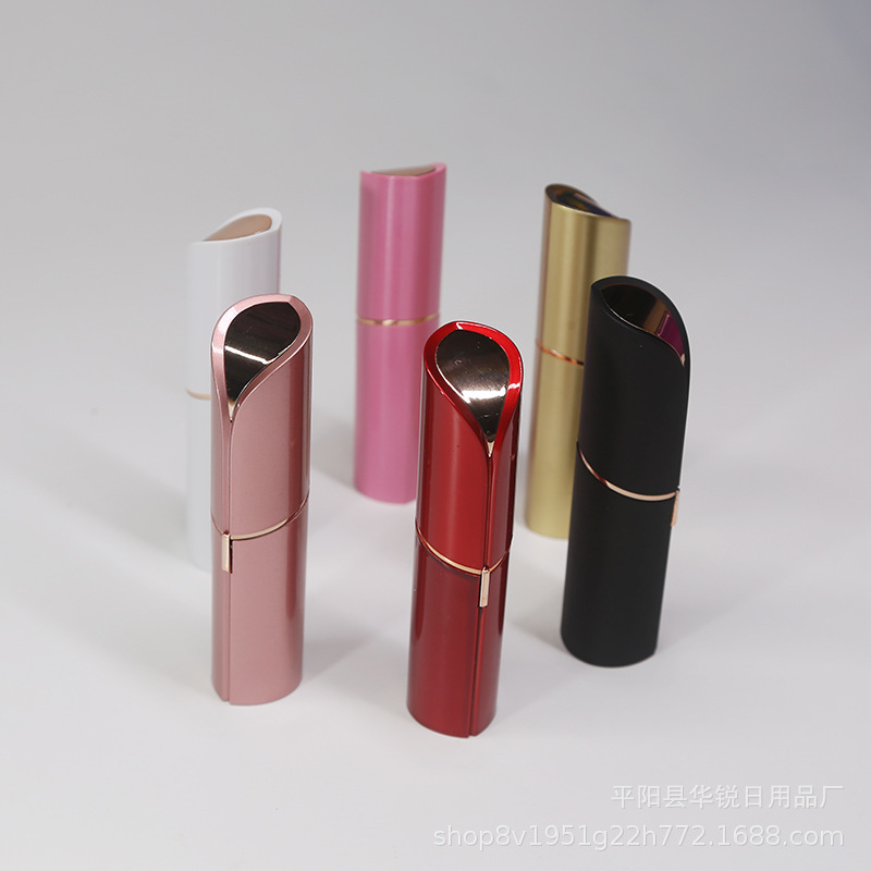 Lápiz labial afeitadora eléctrica lápiz labial ceja afeitadora depiladora cara depiladora usb depiladora fabricantes en stock image 6