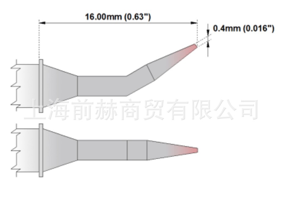 THERMALTRONICS 热魔 M6B325 尖头形烙铁头 烙铁咀