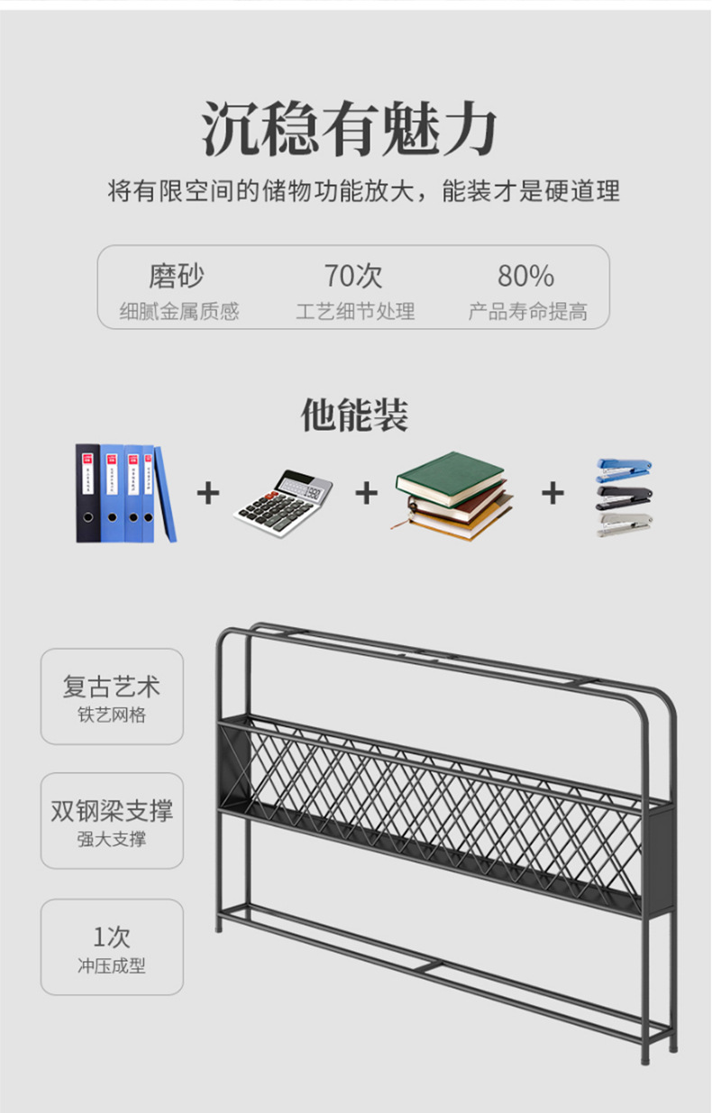 工业风办公桌子椅组合2_4_6人位简约现代办公室职员工位办公