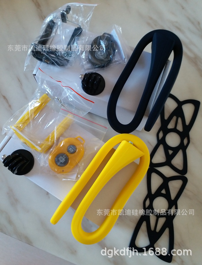 亚马逊手机支架 自行车防震 硅胶户外 山地摩托骑行 手机导航支架