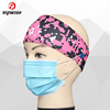 Cross border yoga Hair band motion Scarf Mask Riding Headband run protective clothing Sweat Headband wholesale