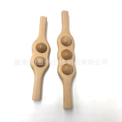 厂家直销 实木刮痧球棒 舒筋拔筋棒 中医擀筋棍 全身通用经络现货