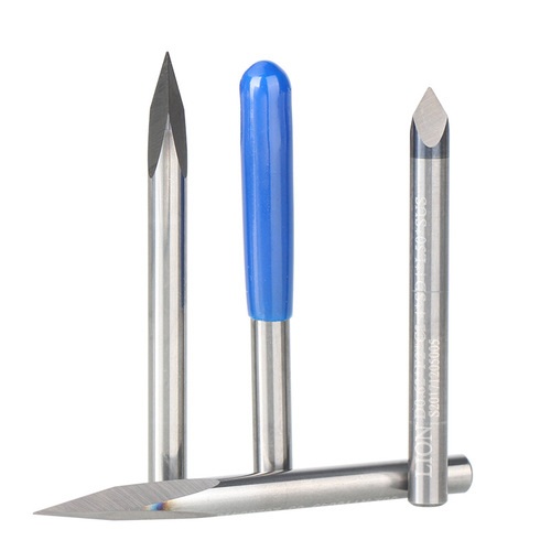 Cross-border hot selling 4mm handle triangular pyramid engraving drill bit engraving drill bit CNC engraving drill bit three-dimensional milling cutter