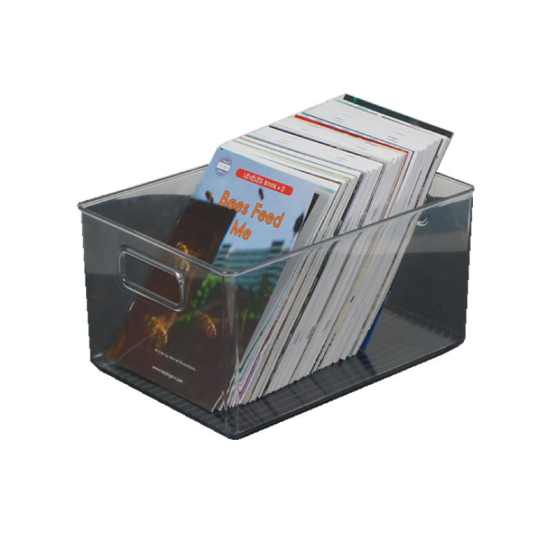 桌面书房客厅用透明RAZ绘本收纳箱 牛津树英语绘本盒  收纳能手