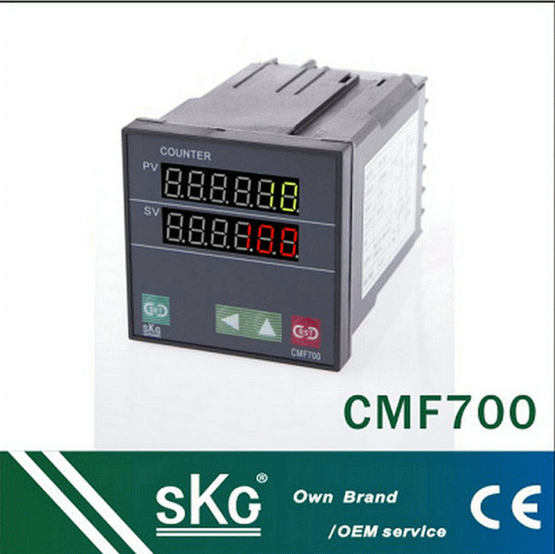 SKG CMF700智能计数器 led计米器 4位数字计数器