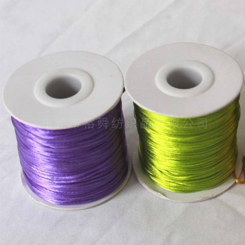 裕舜公司供应中国结线材 DIY饰品手工编织绳线  韩国丝6号线1.5MM