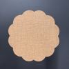 New PU imitation hemp round lace meal cushion