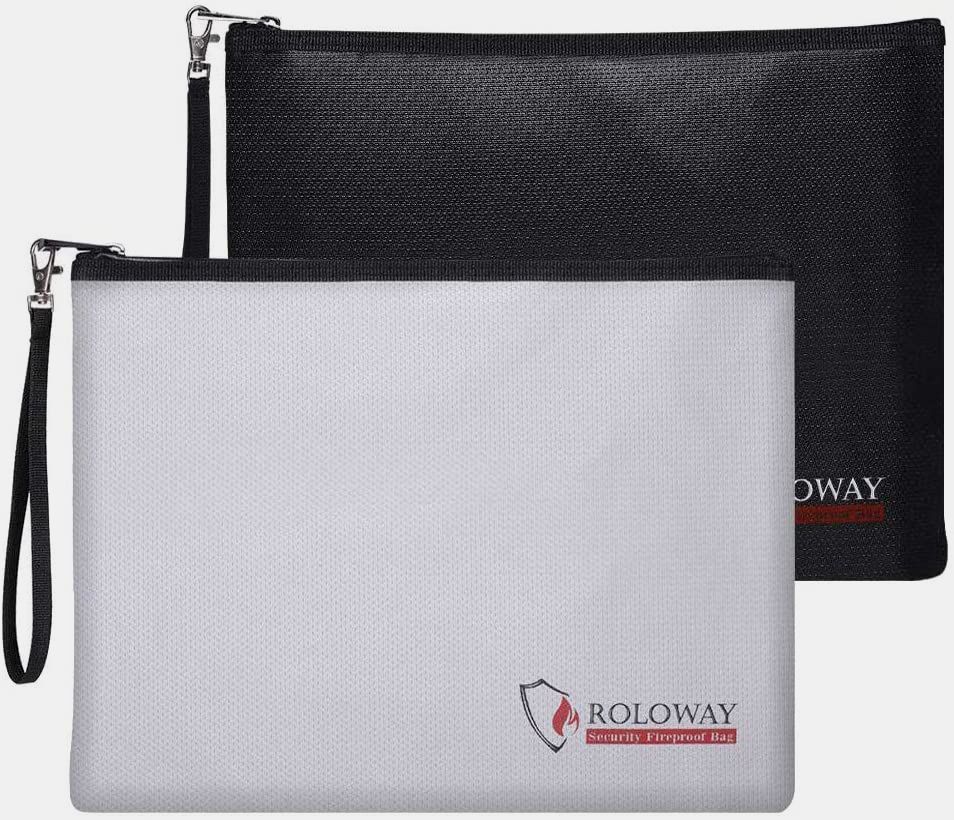 现货 防火文件袋双面耐高温 液体硅胶涂层 防火布袋加工定制|ru