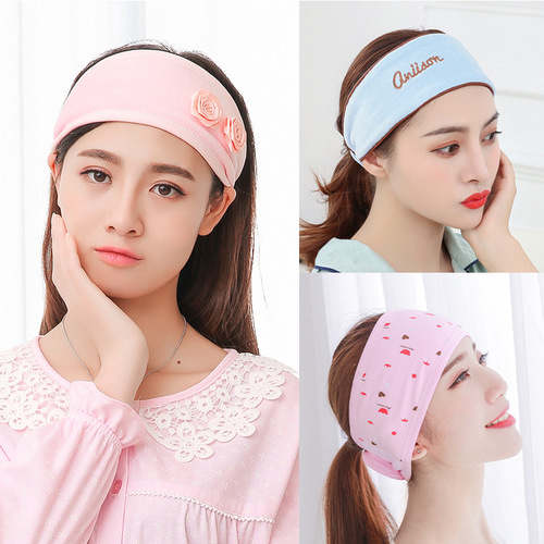 International trade Western and European various postpartum headscarves for women face masks hair bands makeup hair ties cross-border supply source