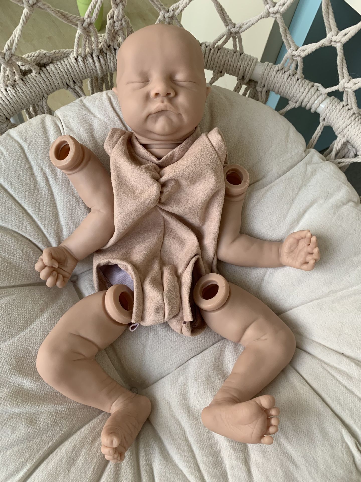 18 pulgadas renacido muñeca kit Levi por Bonnie lifelike reborn bebé molde