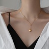Fashionable sophisticated golden universal necklace, chain for key bag , simple and elegant design, does not fade