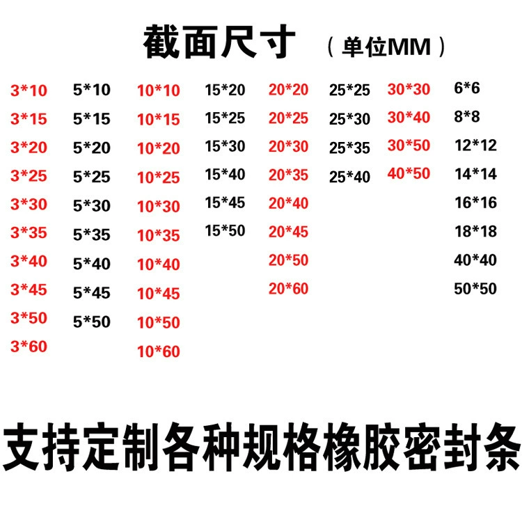 Ding Qing Резиновая полоса твердая маслостойкая квадратная полоса амортизирующая буферная плоская полоса Морская уплотнительная лента резиновая износостойкая нажимная полоса