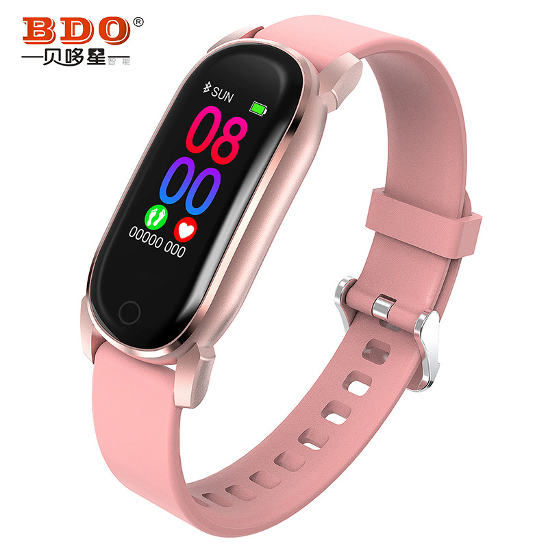 2020新款YD8智能手环测测体温心率血压血氧计步多运动IP68防水|ru
