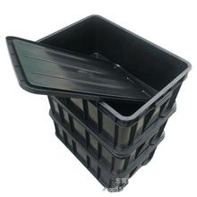 供应海口食品中转带盖箱 物流运输配送斜插箱 连盖箱可套叠