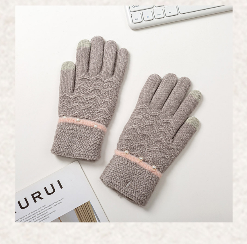 Unisex Fashion Waves Gloves display picture 4