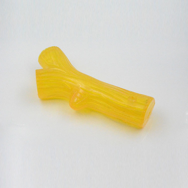 Rama de juguete de limpieza dental molar resistente a los mordiscos rama sonido perro juguete TPR de goma suave juguete para mascotas suministro directo de fábrica