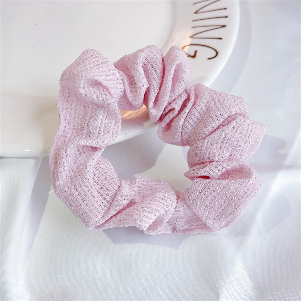 Korean Fashion New  Retro Thick Head Rope Rubber Band Sweet Girl Ball Head Tie Ponytail Hair Rope Wholesale Nihaojewelry display picture 6