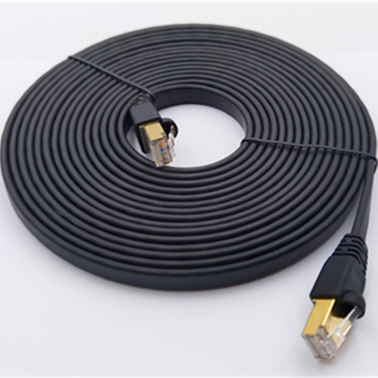 cat7網線高速7類家用網絡線廠家直供七類扁平網線千兆網線